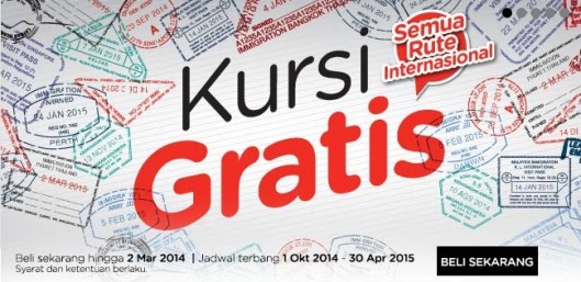 Promo Free Seats AirAsia