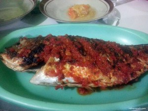 Ikan Bakar sambal Dabu-dabu